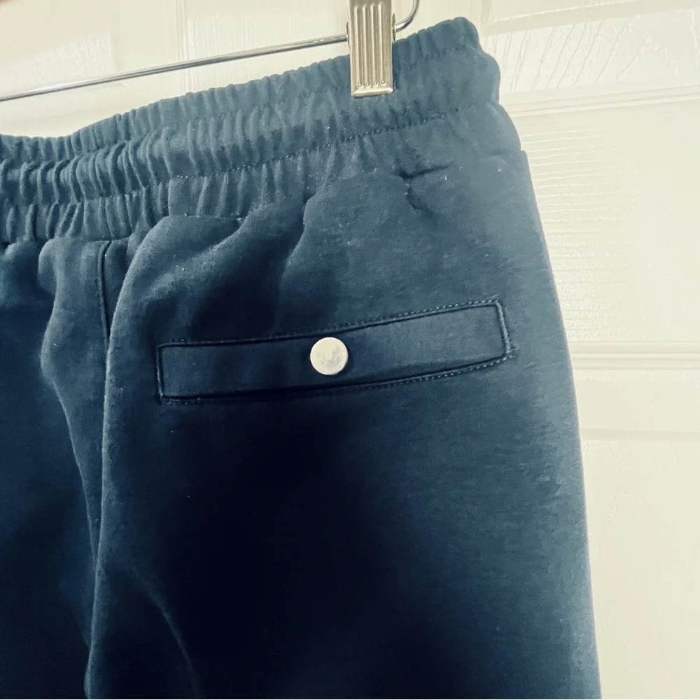 Puma x AMI Paris Navy Track Pants Zip Ankle Drawstring Joggers Womens L - Picture 8 of 14